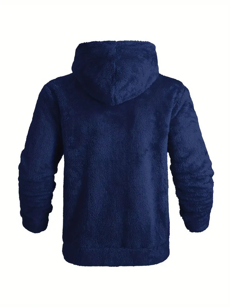 Ushakov - Casual Manica Lunga Felpa Con Cappuccio Con Cerniera - Image 6
