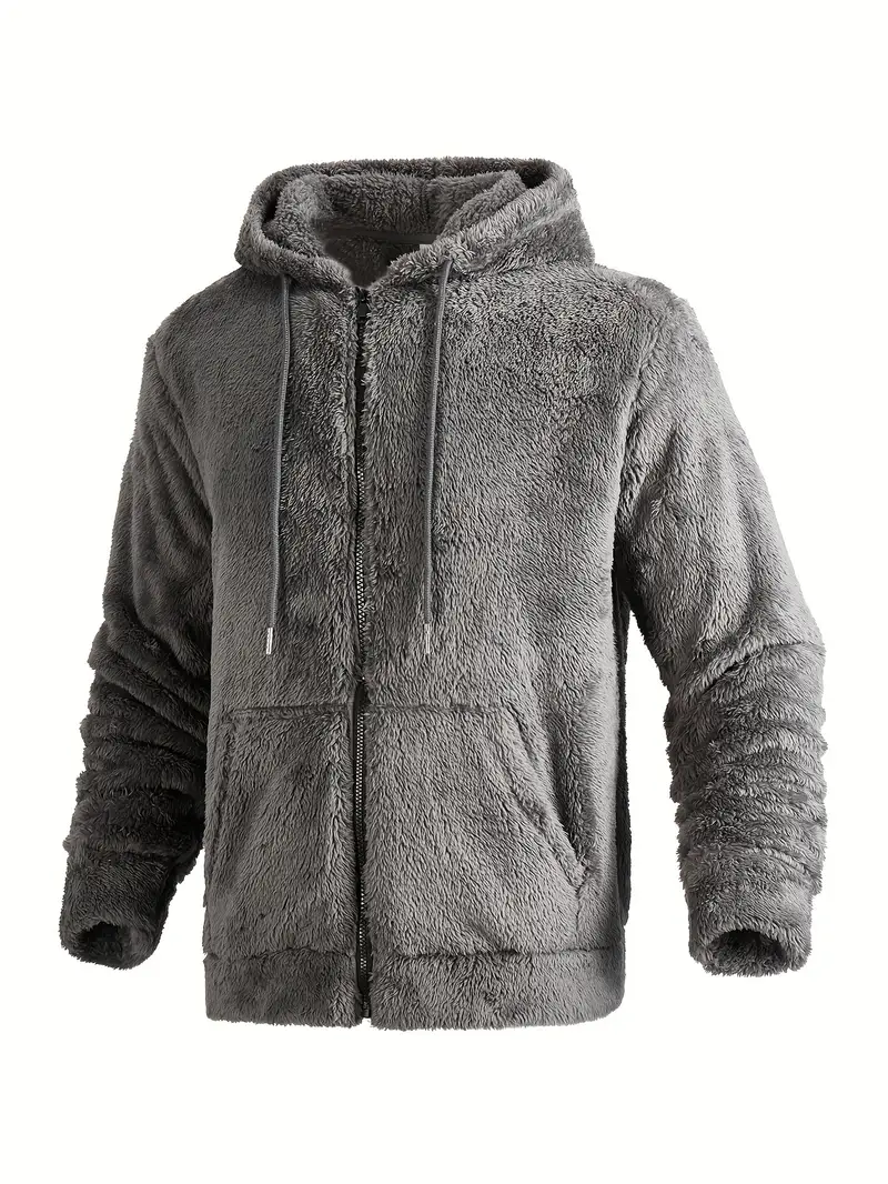 Ushakov - Casual Manica Lunga Felpa Con Cappuccio Con Cerniera - Image 7