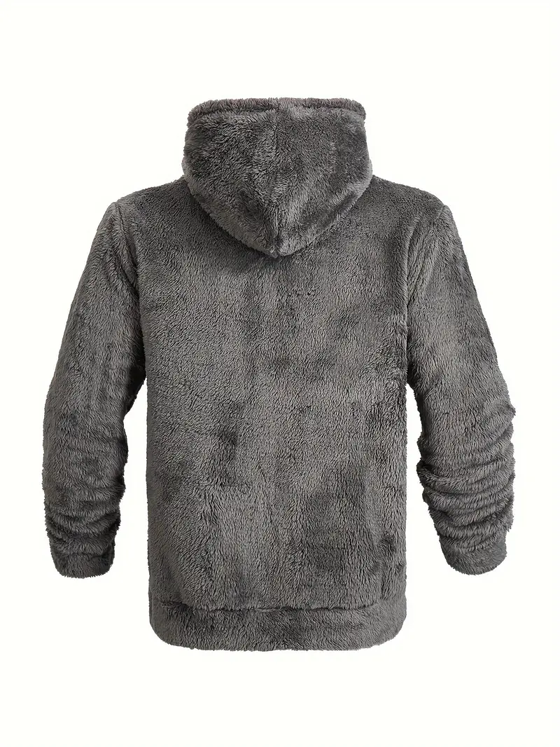Ushakov - Casual Manica Lunga Felpa Con Cappuccio Con Cerniera - Image 8