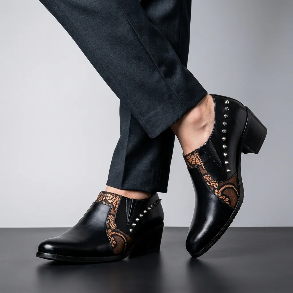 Vanderson - Scarpe Con Tacco Alto E Punta Affusolata Con Rivetti - Image 3