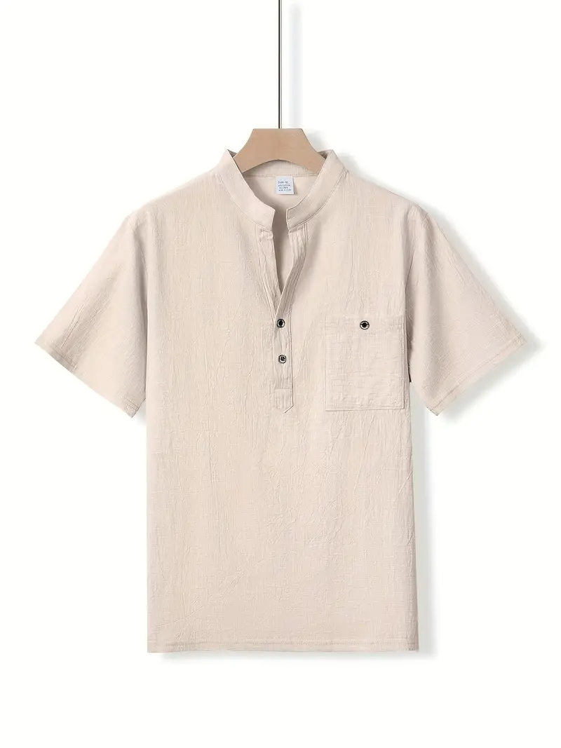 Vaughn - Elegante Camicia A Maniche Corte - Image 14