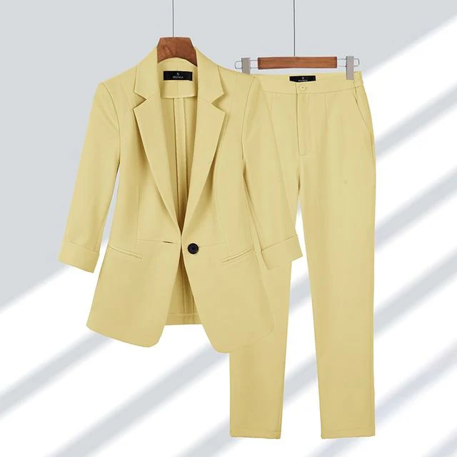 Viktoriya - Completo Giacca e Pantaloni a Due Pezzi