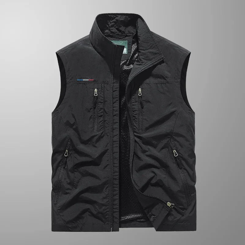 Vincent - Gilet Cargo Traspirante Multi-Tasca Per l'outdoor - Image 2