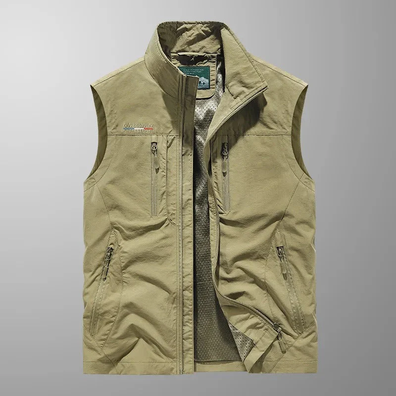 Vincent - Gilet Cargo Traspirante Multi-Tasca Per l'outdoor - Image 4