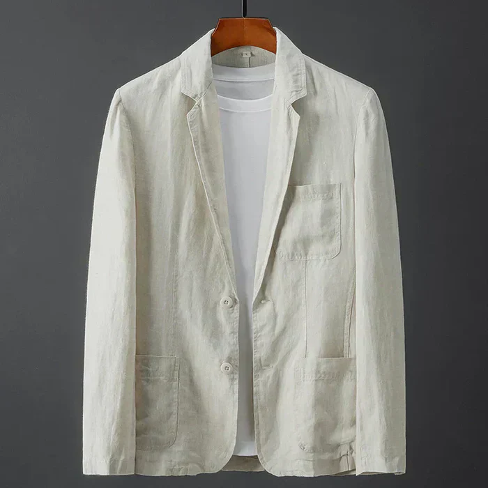 Vincenzo - Blazer Elegante In Lino Premium