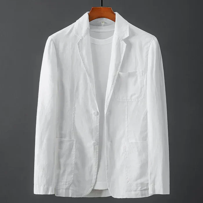 Vincenzo - Blazer Elegante In Lino Premium - Image 2
