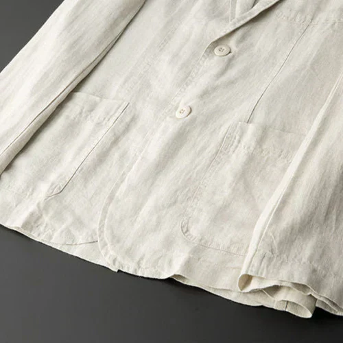 Vincenzo - Blazer Elegante In Lino Premium - Image 8