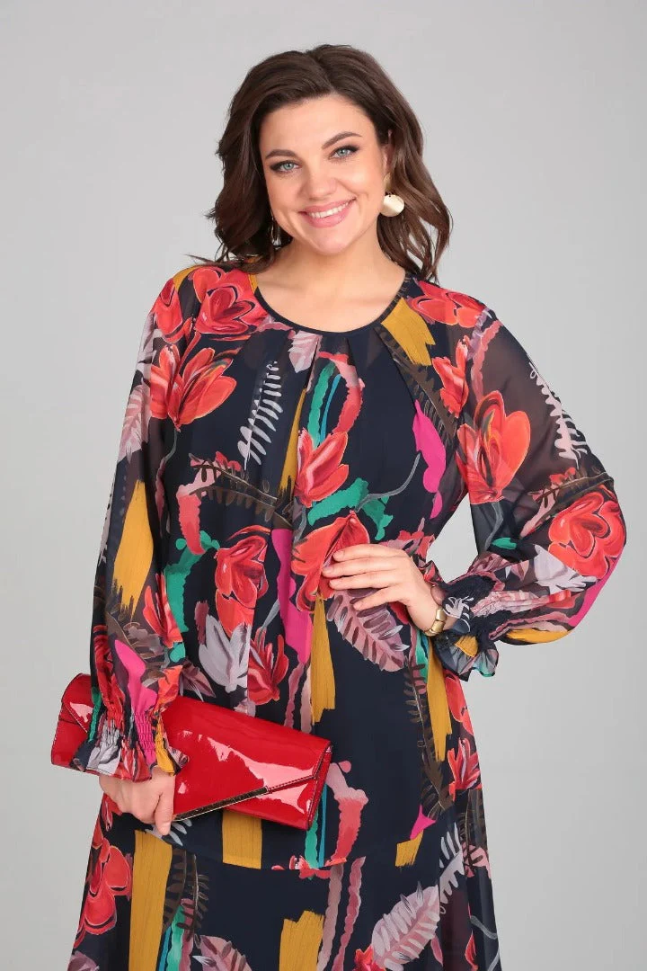 Vinoshika - Abito Floreale Elegante - Image 2