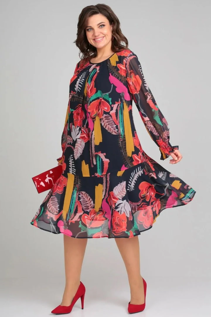 Vinoshika - Abito Floreale Elegante - Image 4