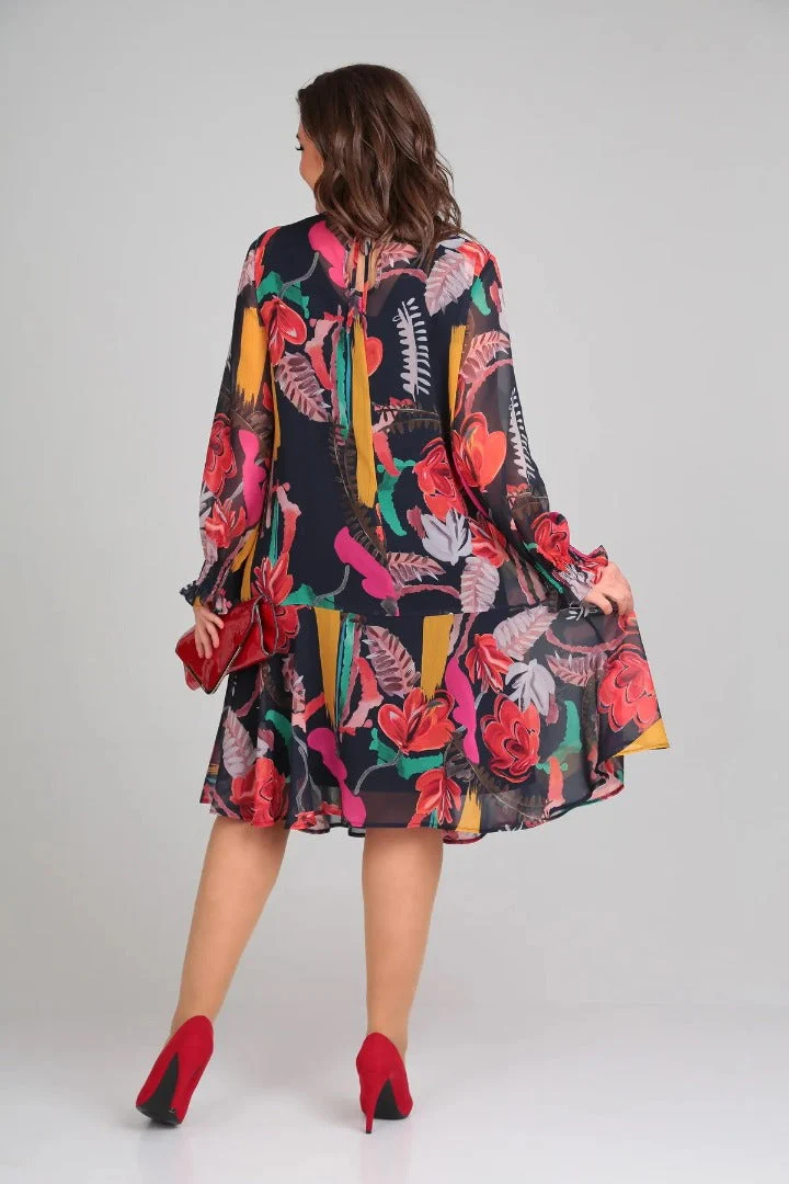 Vinoshika - Abito Floreale Elegante - Image 5