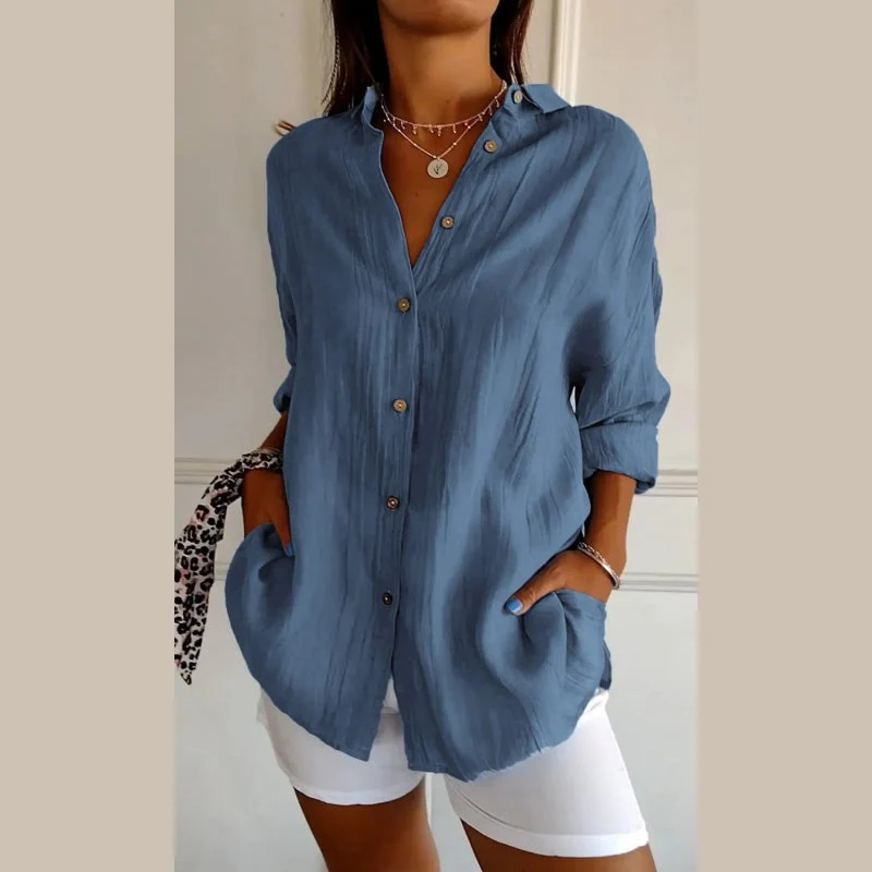 Virgie - Camicia Classica Con Risvolto Singolo - Image 5