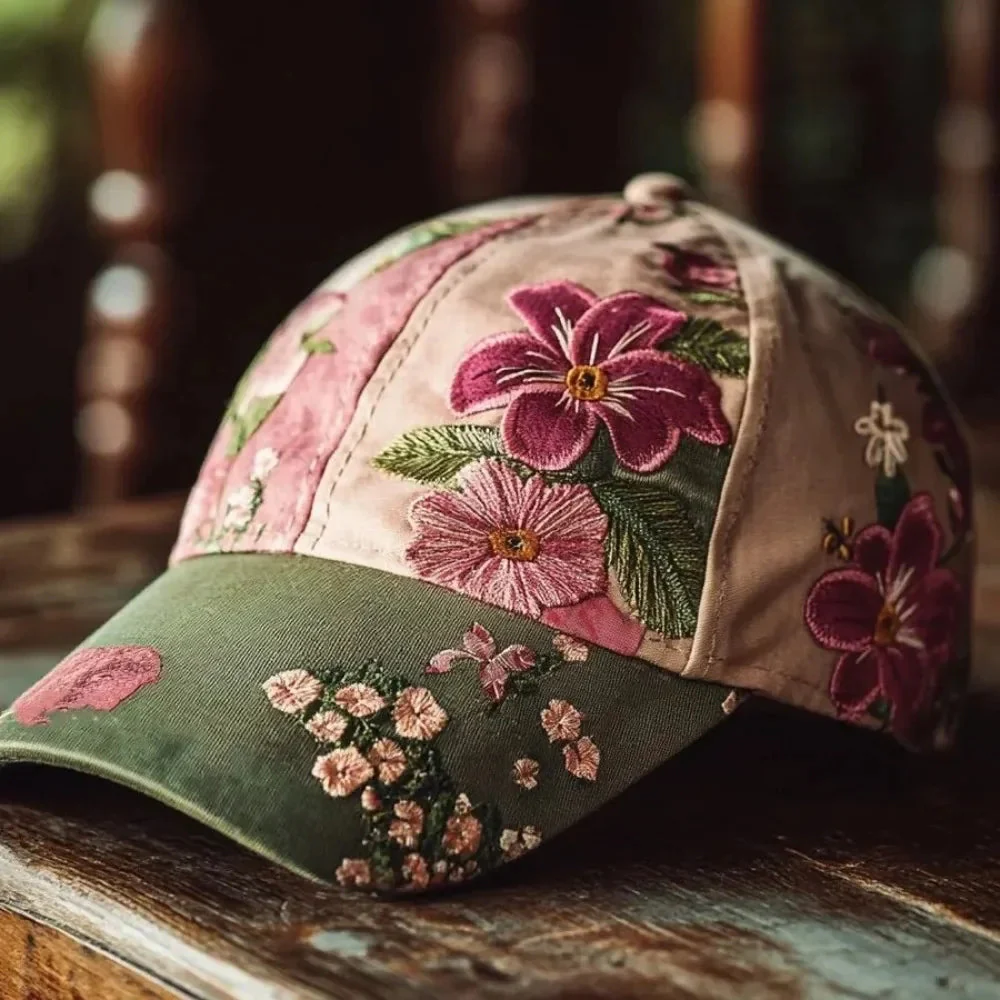 Virinia - Cappellino Con Ricamo Floreale - Image 3