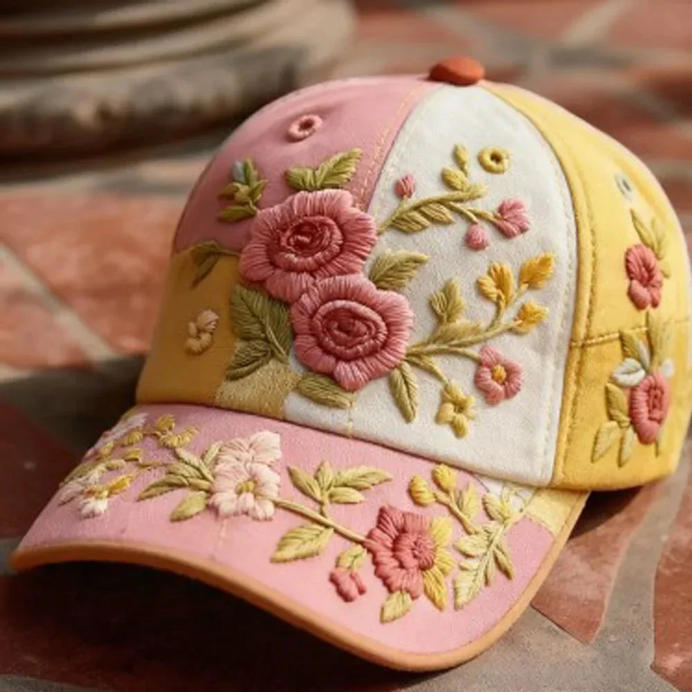 Virinia - Cappellino Con Ricamo Floreale - Image 4