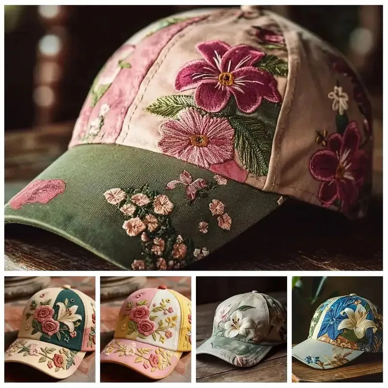 Virinia - Cappellino Con Ricamo Floreale - Image 6