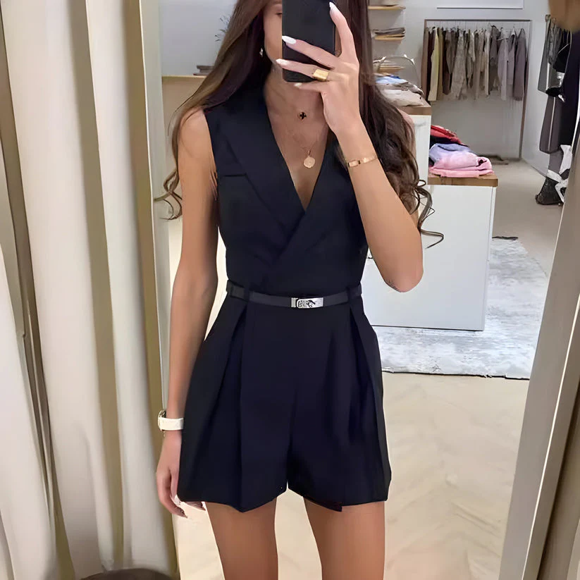 Virosa - Elegante tuta Estiva Senza Maniche - Image 2