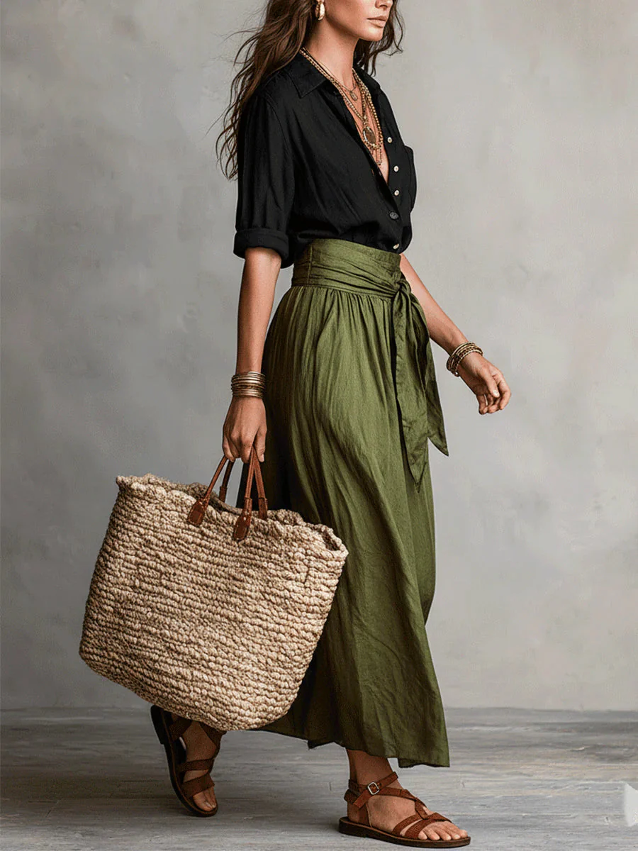 Virra - Completo Composto Da T-Camicia e Gonna Midi - Image 2