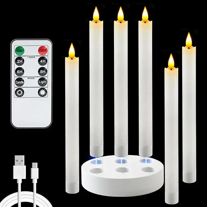 Waxenova - Candele di Cera Ricaricabili