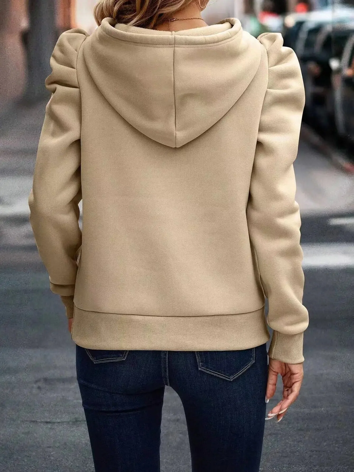 Welmara - Felpa Casual a Maniche Lunghe Con Cappuccio - Image 9