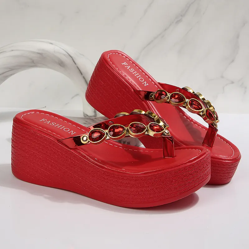 Wietske - Sandali Con Zeppa e Strass - Image 6