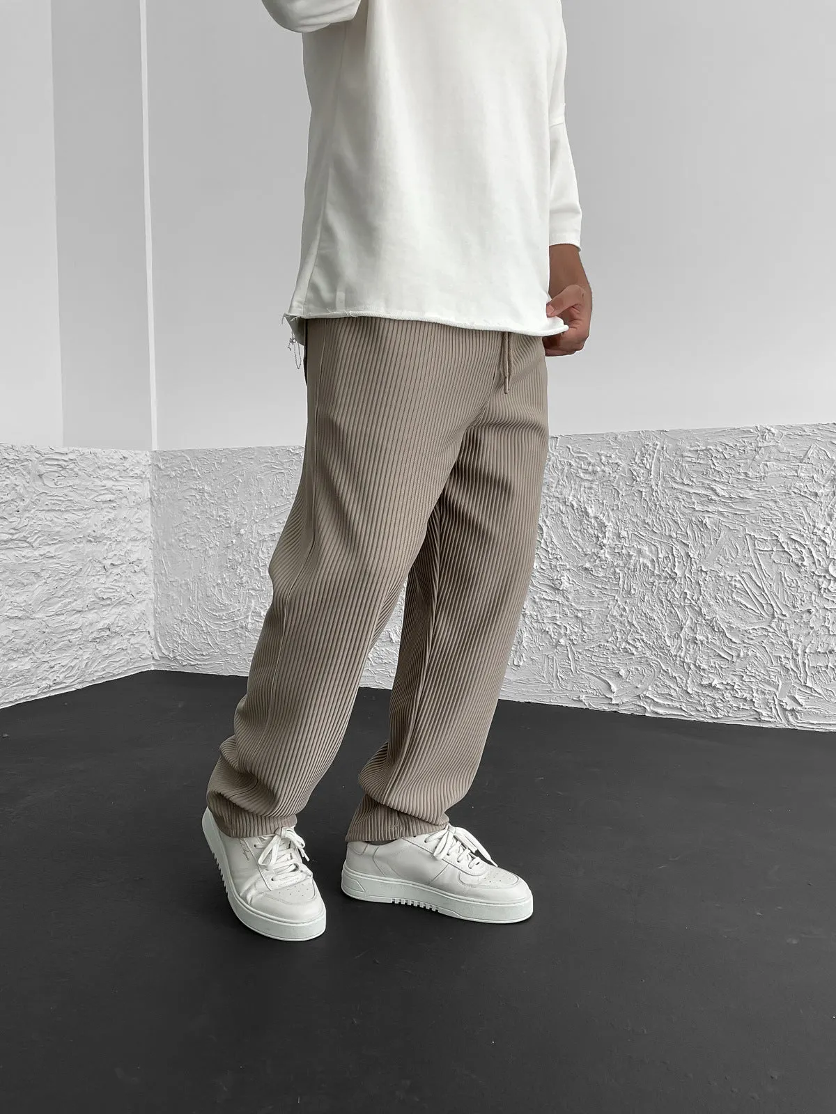 Wigand – Pantaloni In Spandex a Coste Comfort - Image 4