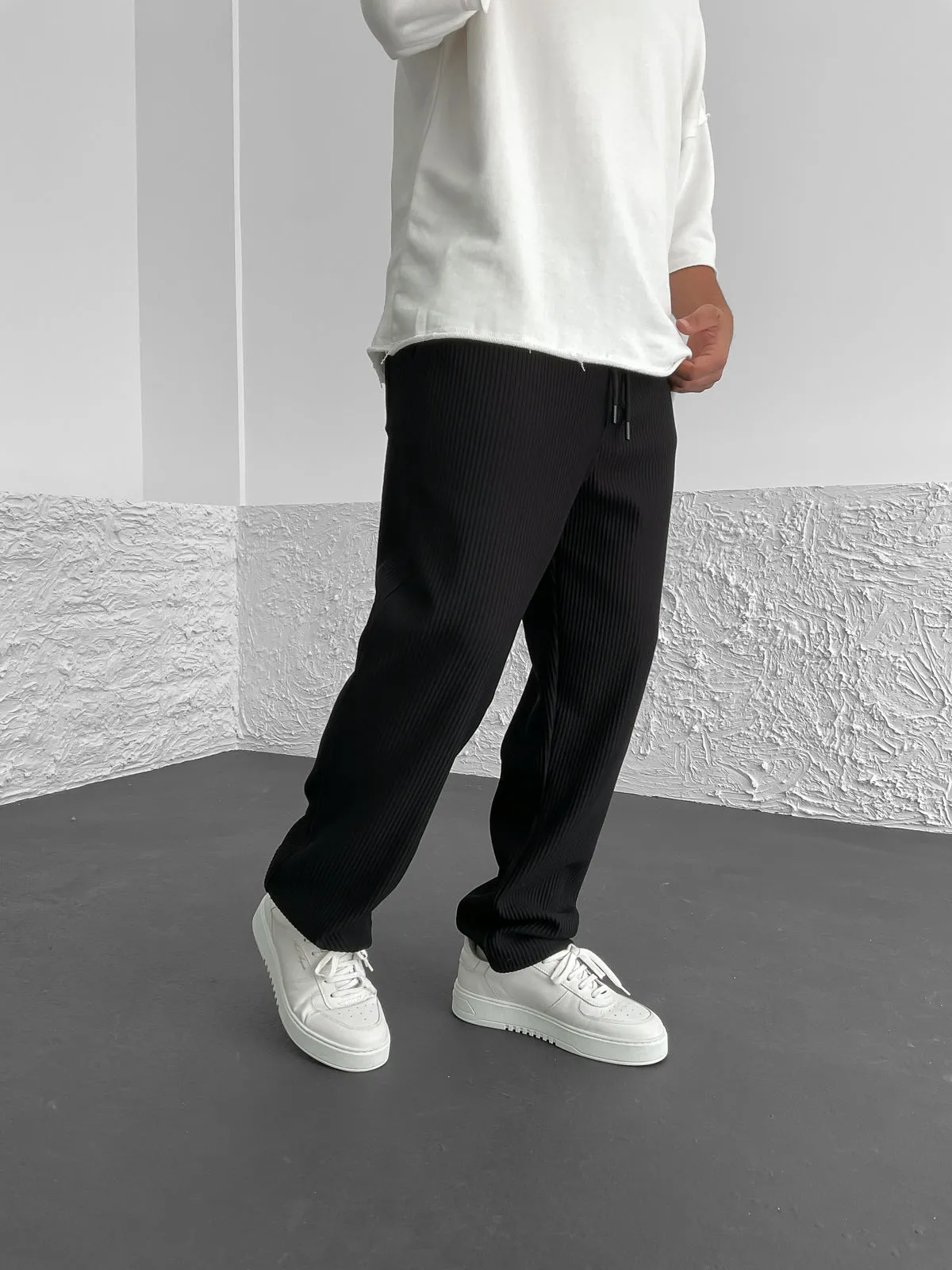 Wigand – Pantaloni In Spandex a Coste Comfort - Image 6