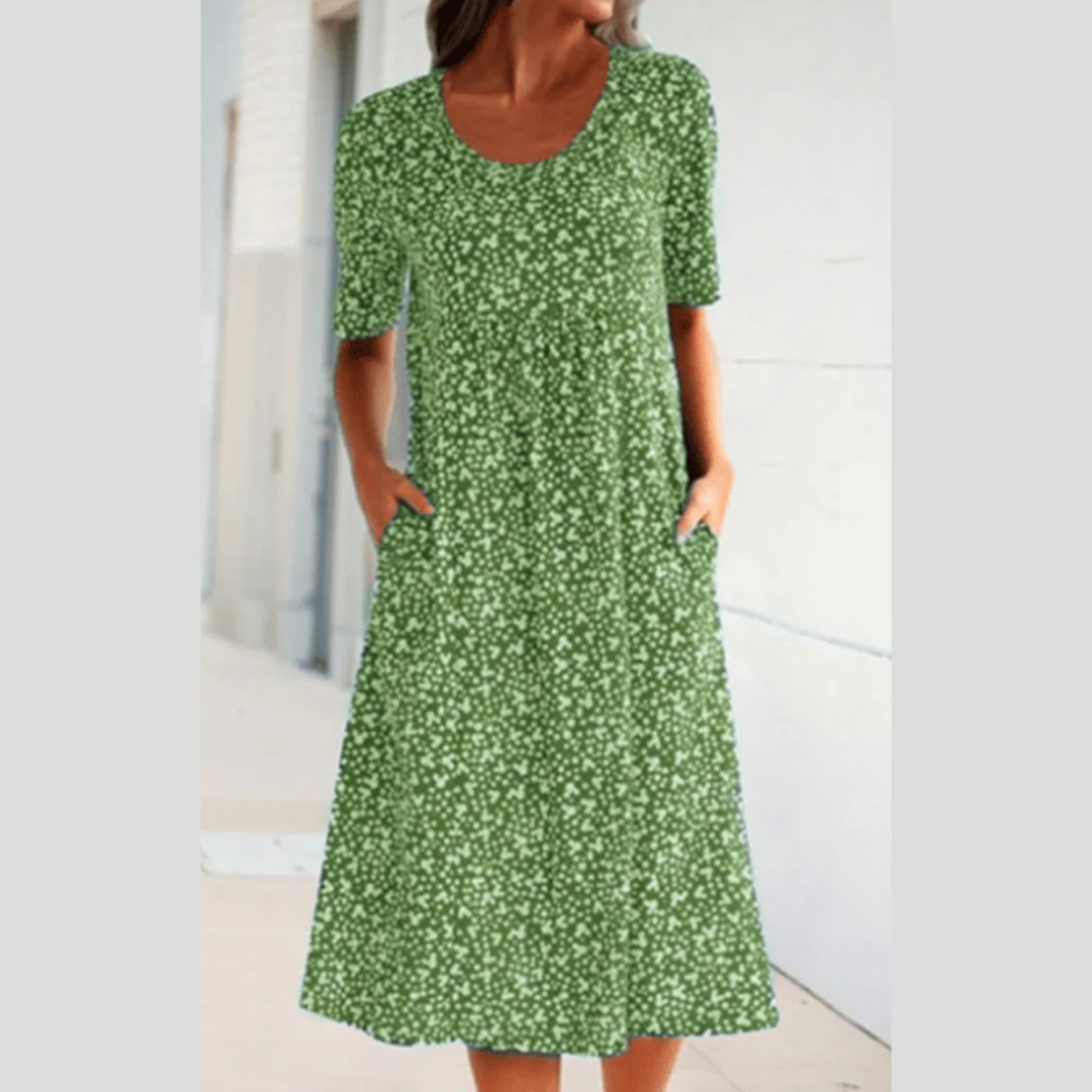 Wilda - Elegante Midi Abito Con Stampa Floreale - Image 4