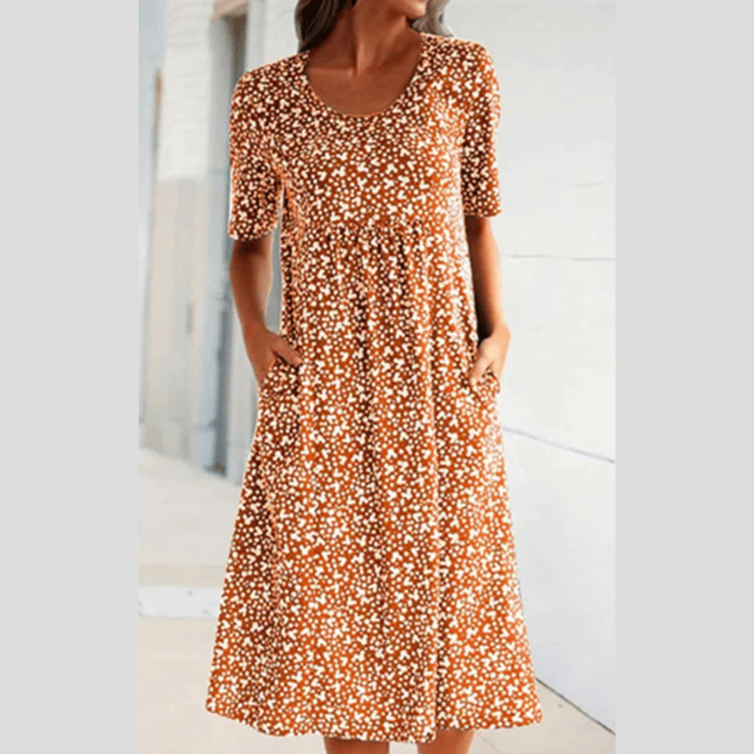 Wilda - Elegante Midi Abito Con Stampa Floreale - Image 5