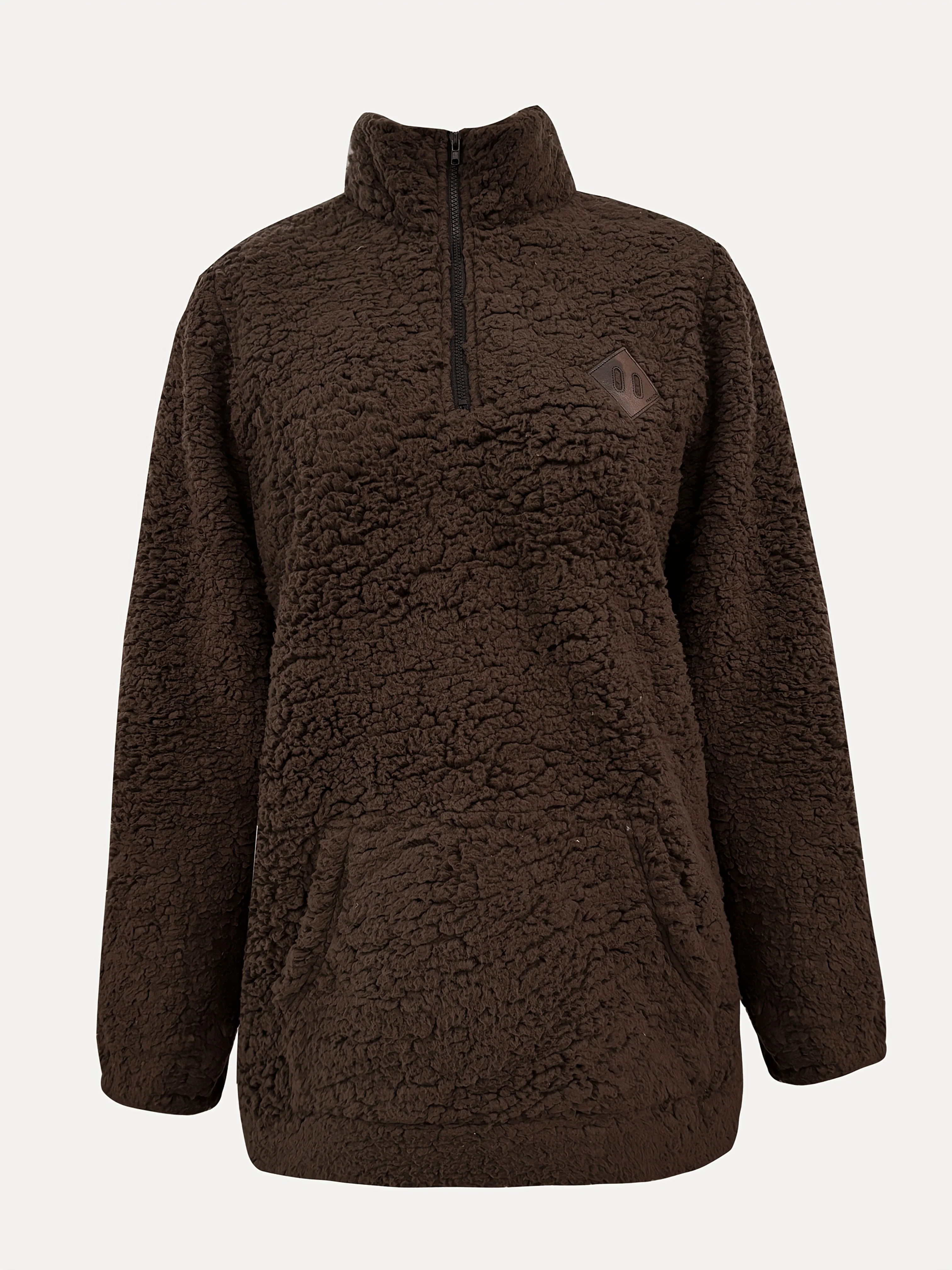 Willemien - Felpa Con Zip In Pile a Maniche Lunghe - Image 6