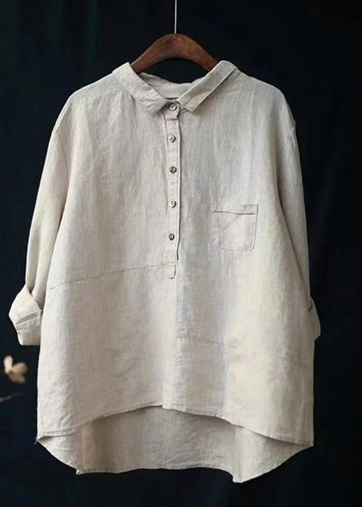 Winona - Camicia a Maniche Lunghe con Tasca Frontale e Bottoni - Image 2