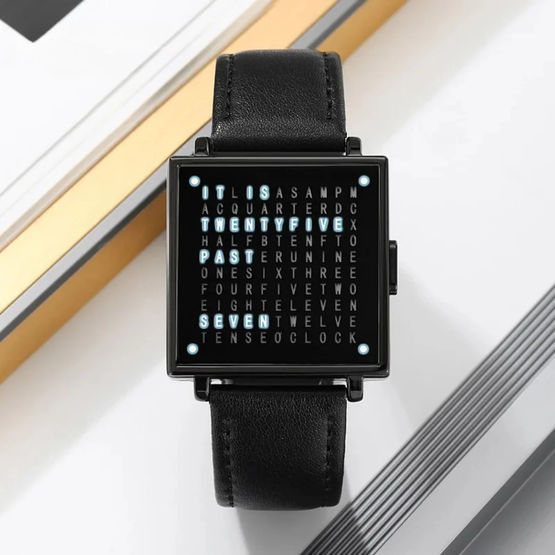 WordTime - Orologio Con Display Digitale Matrix - Image 6