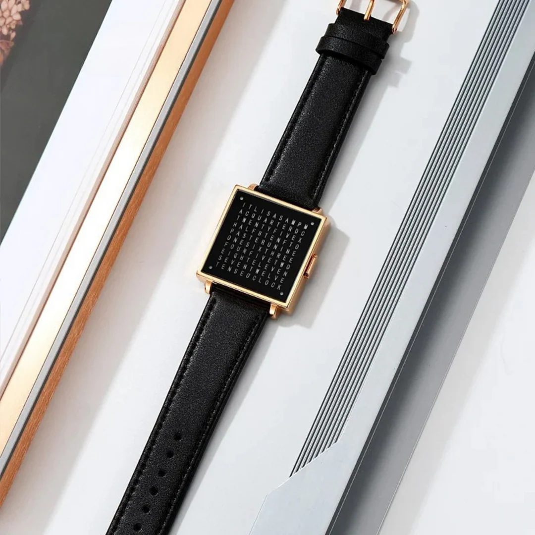 WordTime - Orologio Con Display Digitale Matrix - Image 9