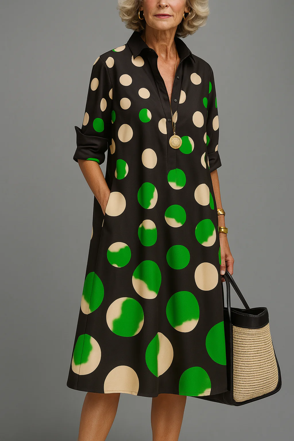 Wunmi - Abito Midi a Pois - Image 2