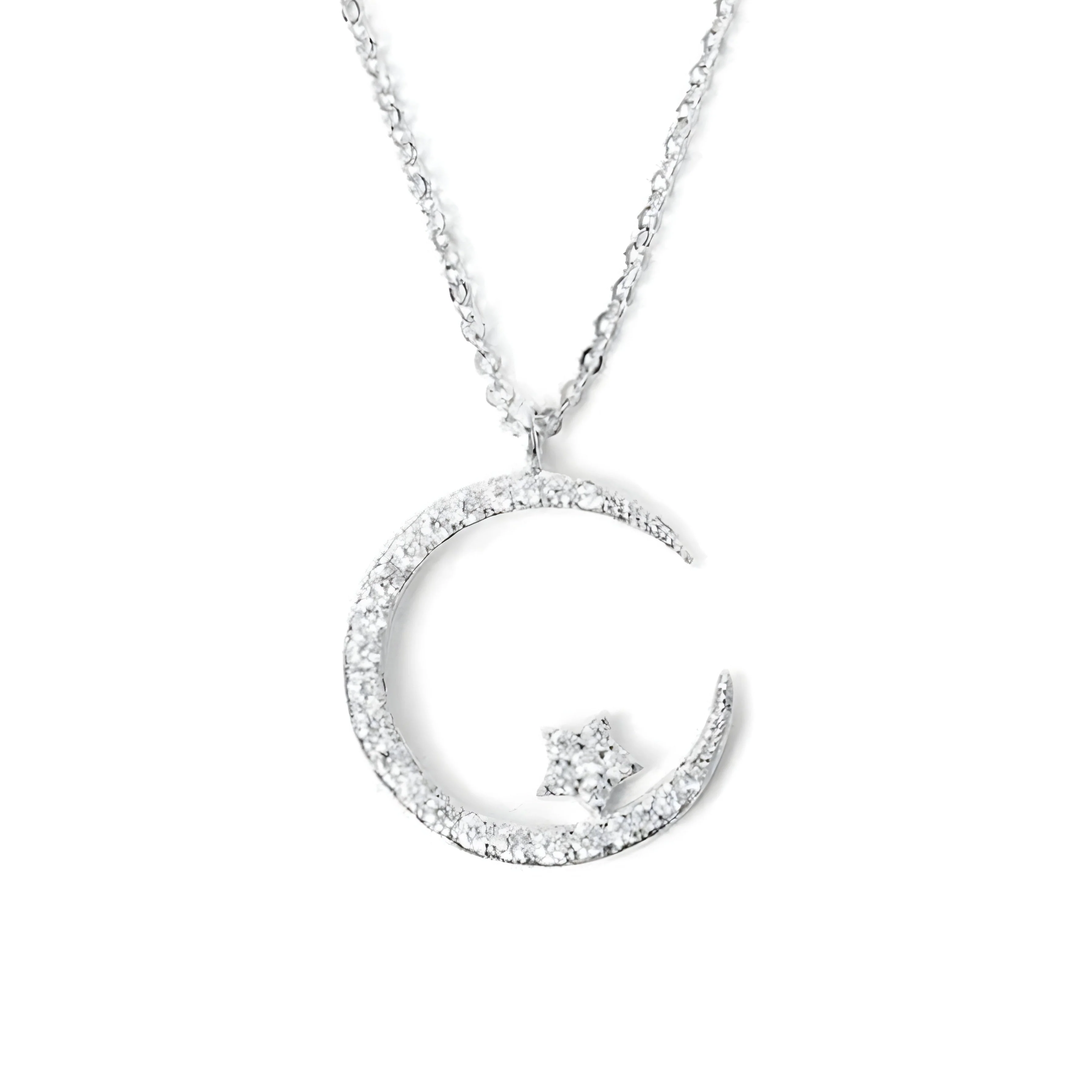 Yalessa - Elegante Collana con Motivo a Forma di Luna - Image 2