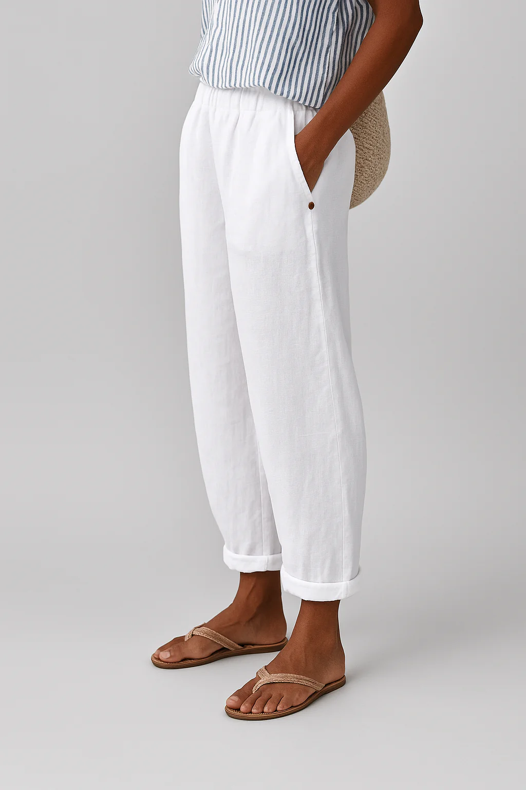 Yanchik - Pantaloni Eleganti Con Tasche Laterali - Image 6