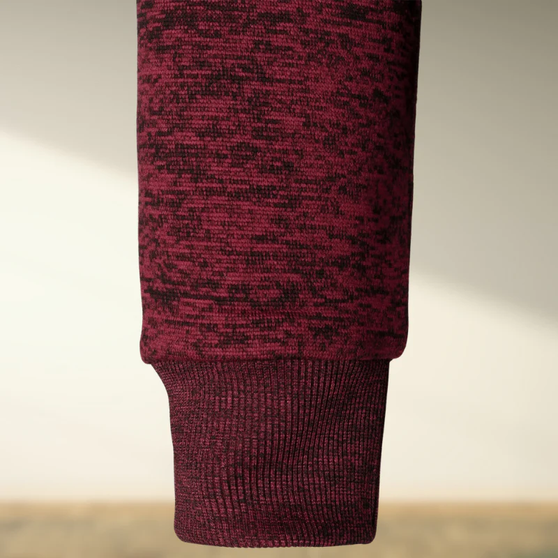 Yemi - Maglione con Collo Alto e Cerniera a Righe - Image 7