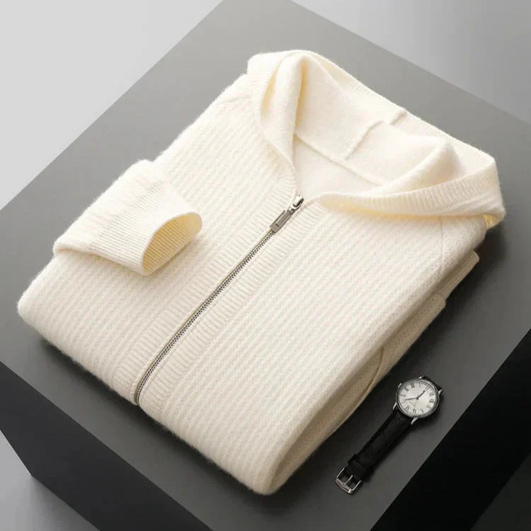 Yonel - Felpa Con Cappuccio in Cashmere di Lusso - Image 3