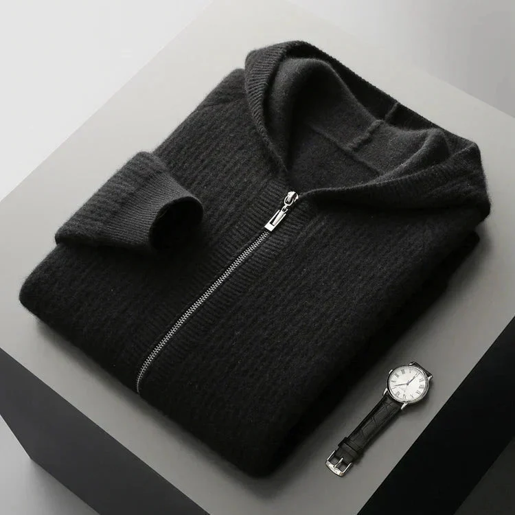 Yonel - Felpa Con Cappuccio in Cashmere di Lusso - Image 5