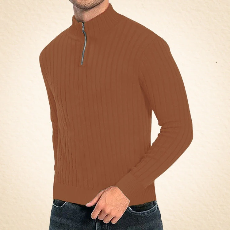 Zaccheo - Maglione Casual Con Collo Alto E Zip - Image 6