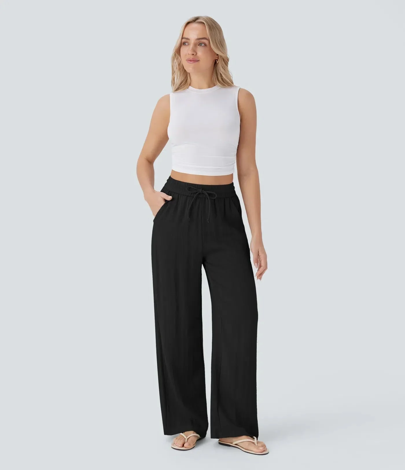 Zafeiria - Pantaloni Di Lino Eleganti - Image 12