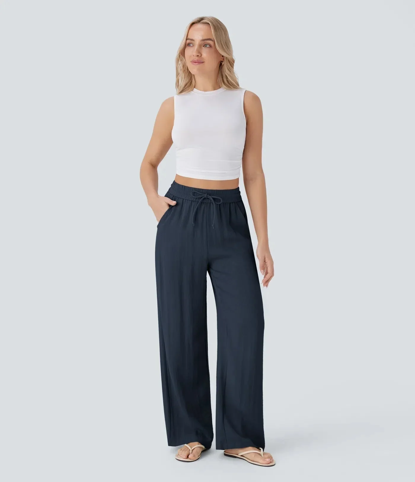 Zafeiria - Pantaloni Di Lino Eleganti - Image 19