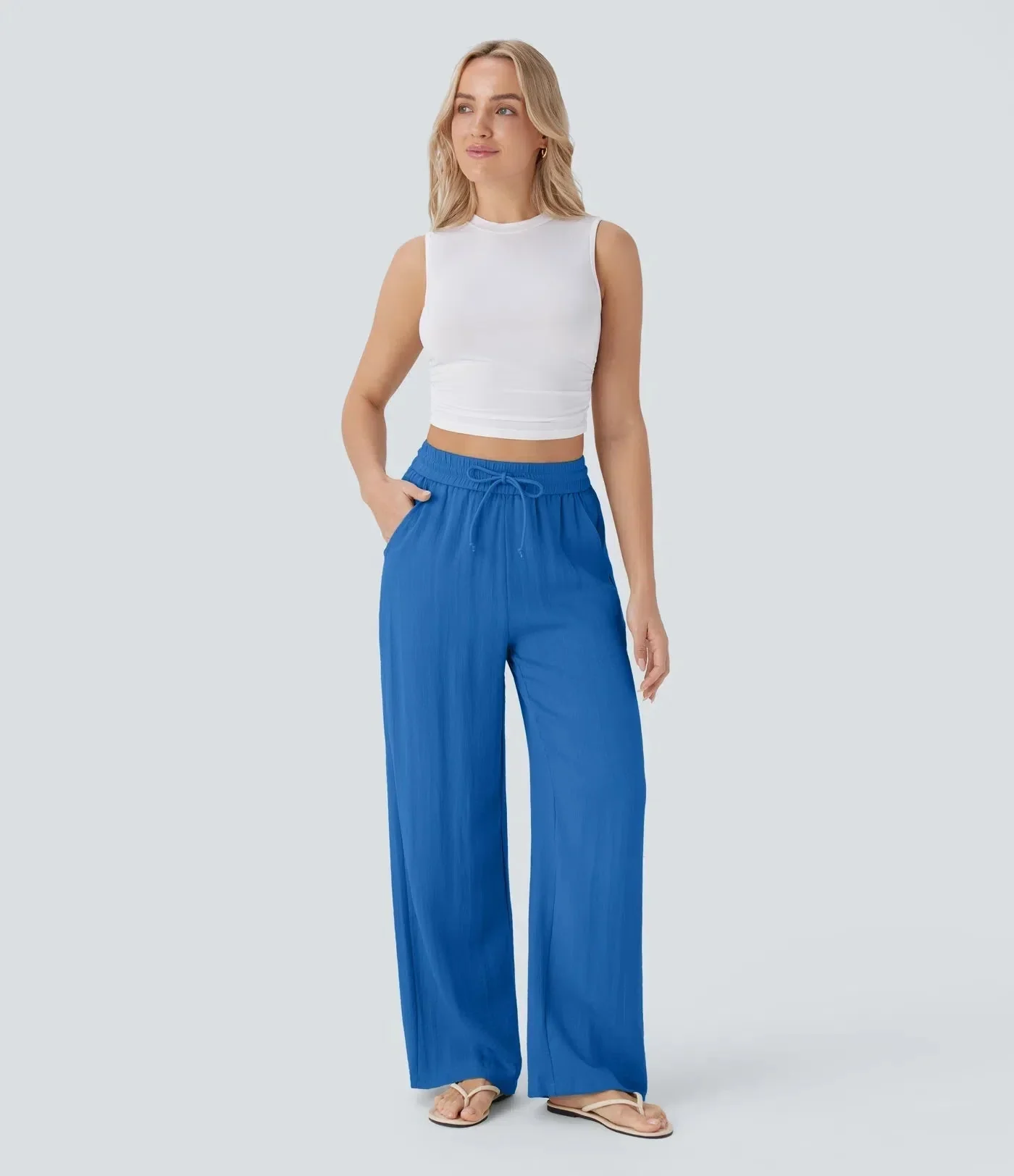 Zafeiria - Pantaloni Di Lino Eleganti - Image 22