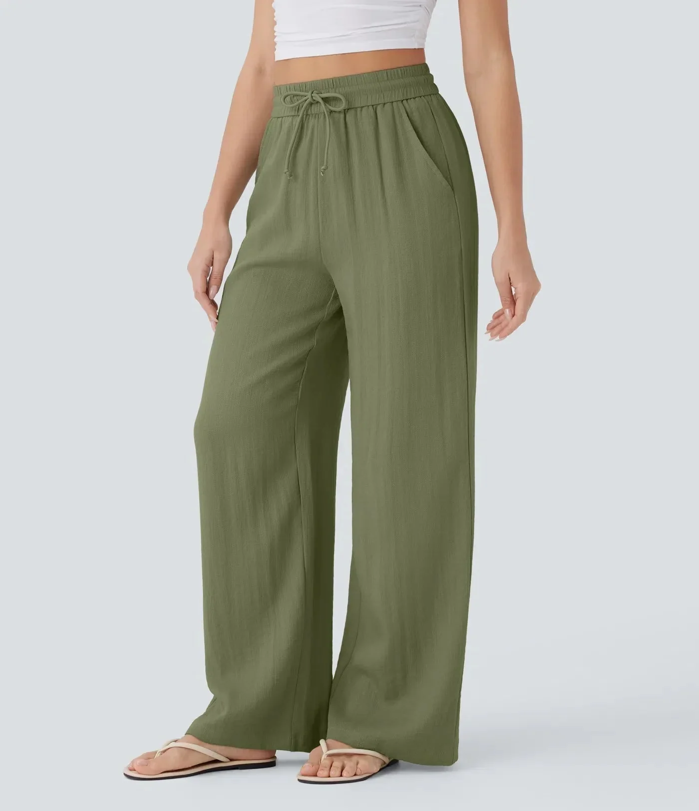 Zafeiria - Pantaloni Di Lino Eleganti - Image 26