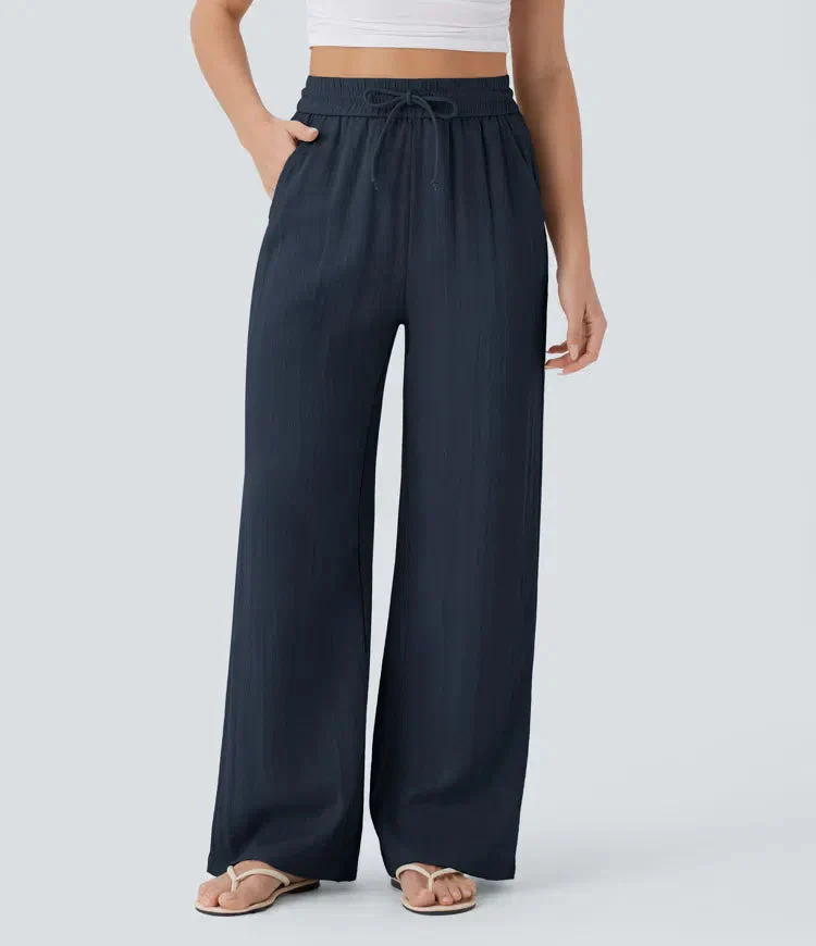 Zafeiria - Pantaloni Di Lino Eleganti - Image 4