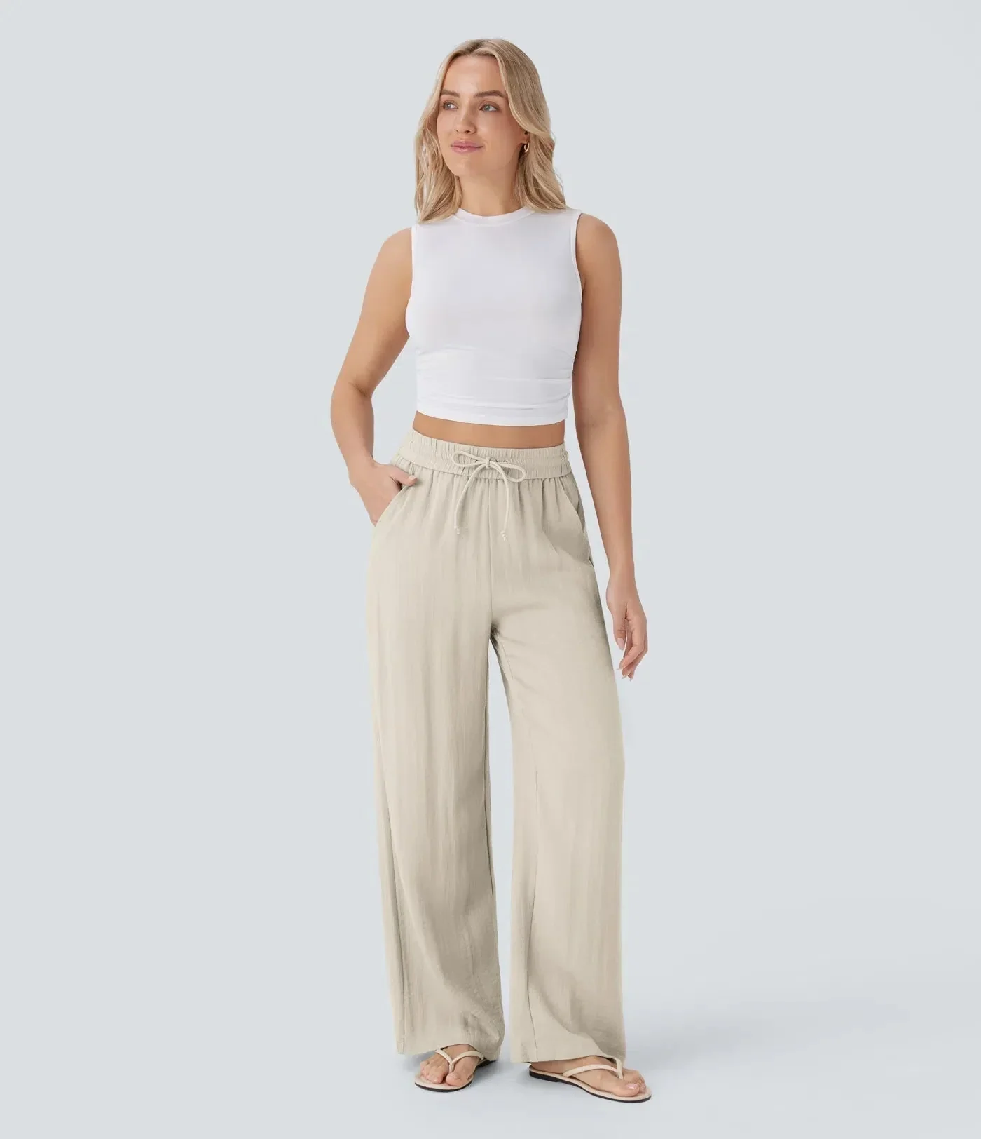 Zafeiria - Pantaloni Di Lino Eleganti - Image 8