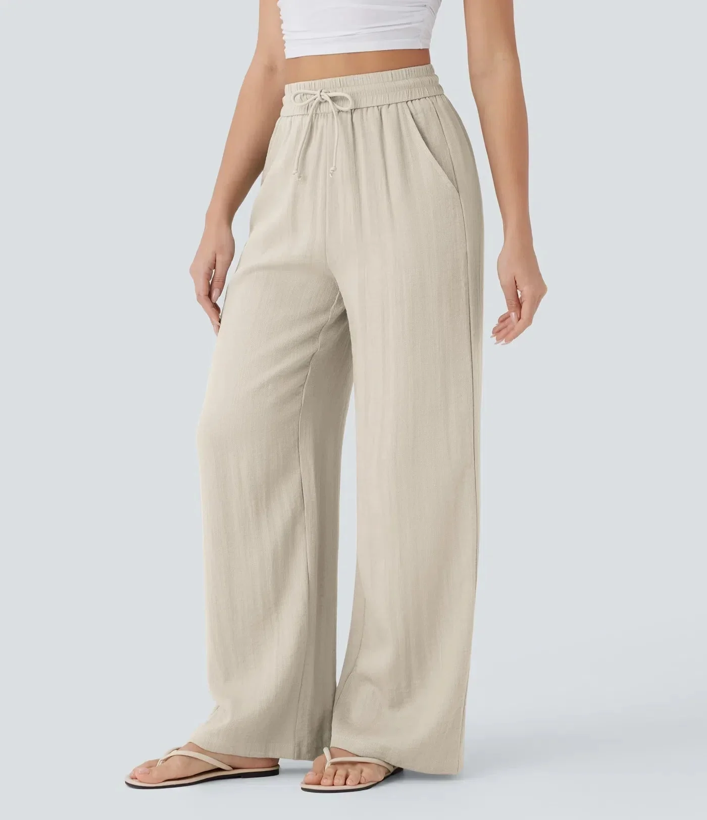 Zafeiria - Pantaloni Di Lino Eleganti - Image 9