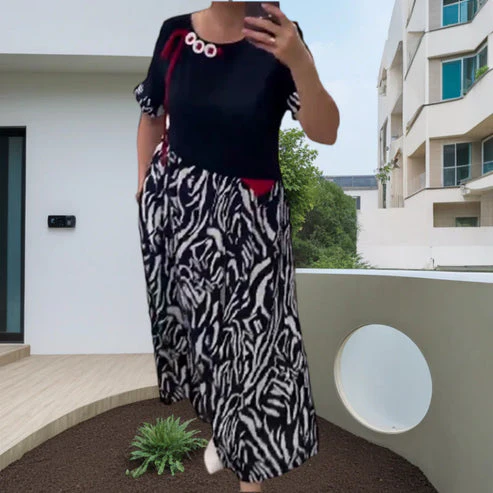 Zahara - Abito Casual In Patchwork
