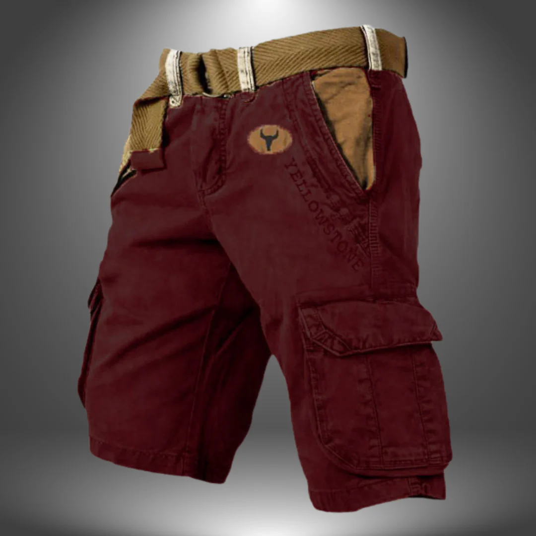 Zakhar - Pantaloncini Cargo Lavorati a Mano - Image 2