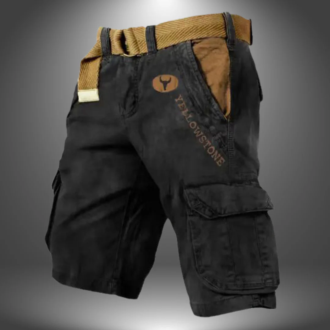 Zakhar - Pantaloncini Cargo Lavorati a Mano - Image 5