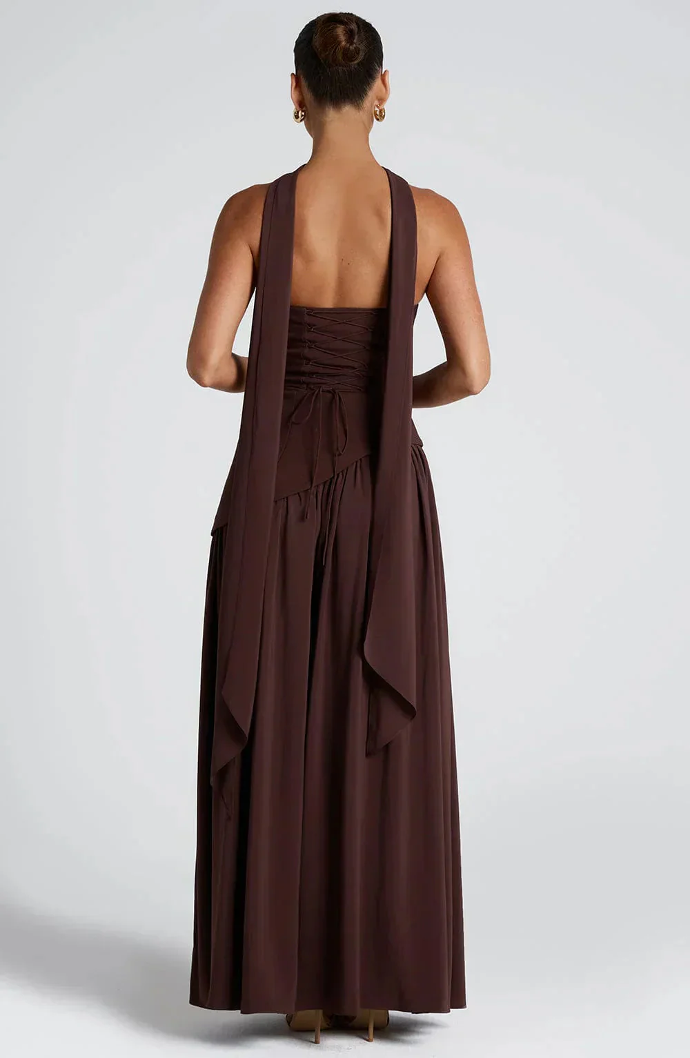 Zalfaa - Abito Lungo Elegante Senza Maniche - Image 10
