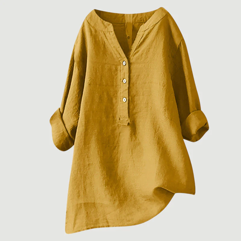 Zarina - Comoda Camicetta In Lino